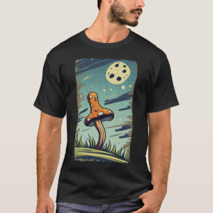 T-shirt champignon clair de lune