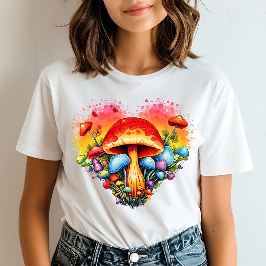 T-shirt champignon d'amour