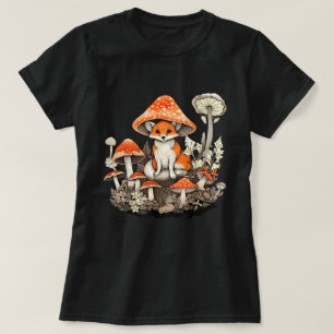 T-shirt Champignon de renard esthétique Cottagecore Nature