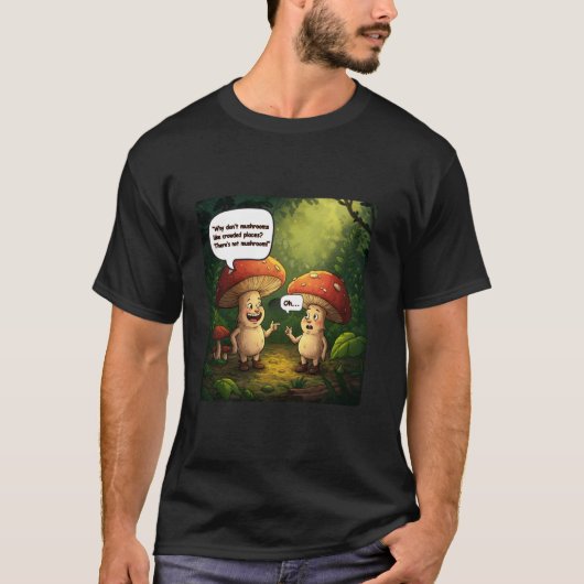 T-shirt Champignon Drôle (Devant)