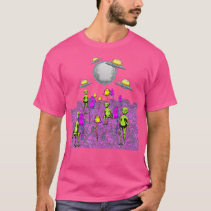 T-shirt Champignon Magique Psychedelique Voyage Alien Shro