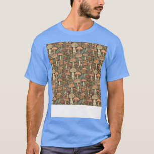 T-shirt Champignon Motif sans pièce Fungus Hippie Shroom E