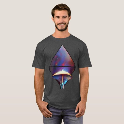 T-shirt Champignon spatial (Devant entier)