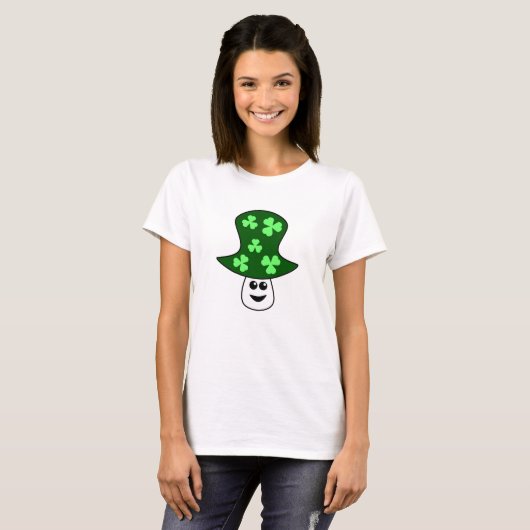 T-shirt champignon St. Patrick's (Devant entier)
