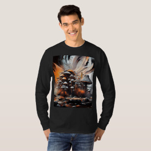 T-shirt Champignons Abstraits