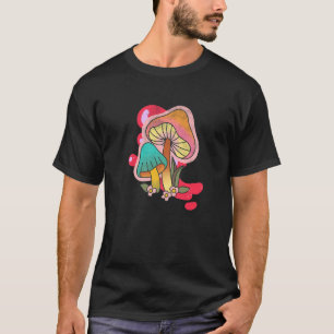 T-shirt Champignons Chasse Mycologie Recherche De Champign