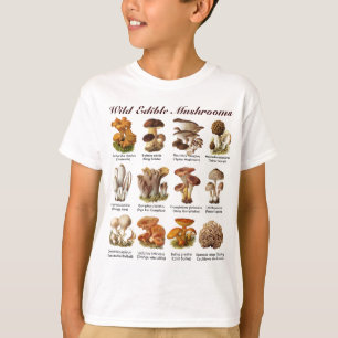 T-shirt Champignons comestibles sauvages