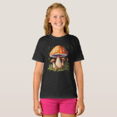 T-shirt Champignons dans la forêt d'automne (Devant entier)
