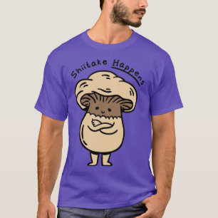 T-shirt Champignons de champignons mignons Shittake se pro