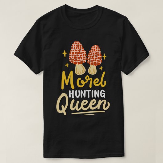 T-shirt Champignons de chasse Morel (Design devant)