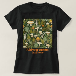 T-shirt Champignons de fleurs Cottagecore Floral, Amoureux