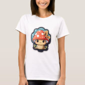 T-shirt Champignons de Kawaii mignon graphique (Devant)