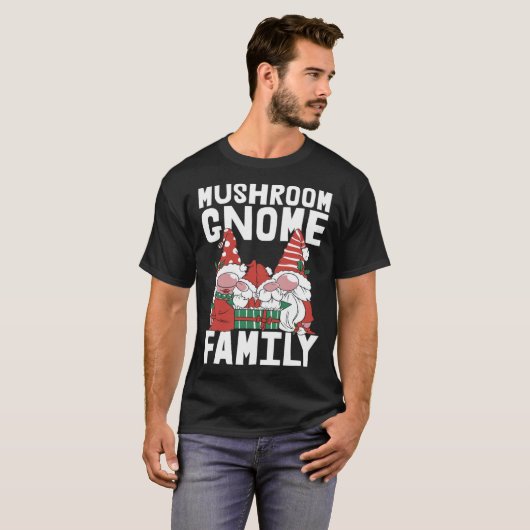 T-shirt Champignons de la famille Shrooming Chasseur Mycol (Devant entier)