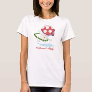 T-shirt Champignons : Dessus de cercle de Flowy