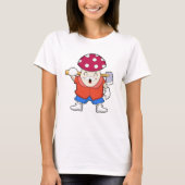 T-shirt Champignons en tant qu'agriculteur avec l'Ax (Devant)
