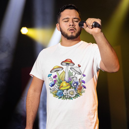 T-shirt Champignons et fleurs magiques