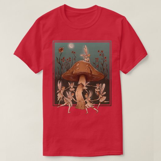 T-shirt Champignons Fairy Magical (Design devant)