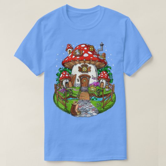 T-shirt Champignons Forêts Maison Imaginaire Champignons N (Design devant)