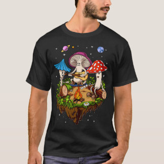 T-shirt Champignons hippie magique