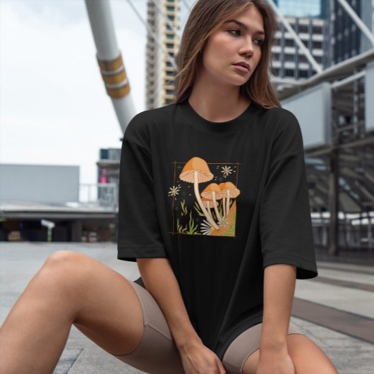 T-shirt Champignons Jardin Cottagecore