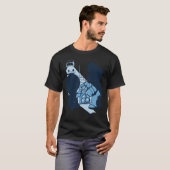 T-shirt Champignons Magiques rétro (Devant entier)