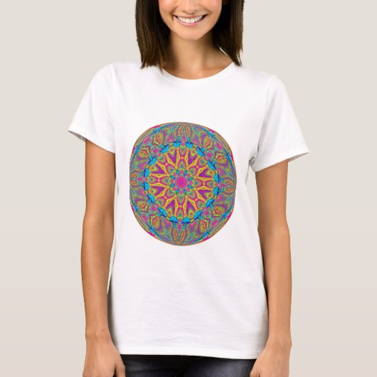 T-shirt Champignons Mandala (Devant)