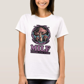 T-shirt Champignons Milfs J'Aimerais Fourrer, Champignons