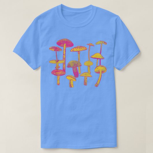 T-shirt Champignons psychédéliques (Design devant)