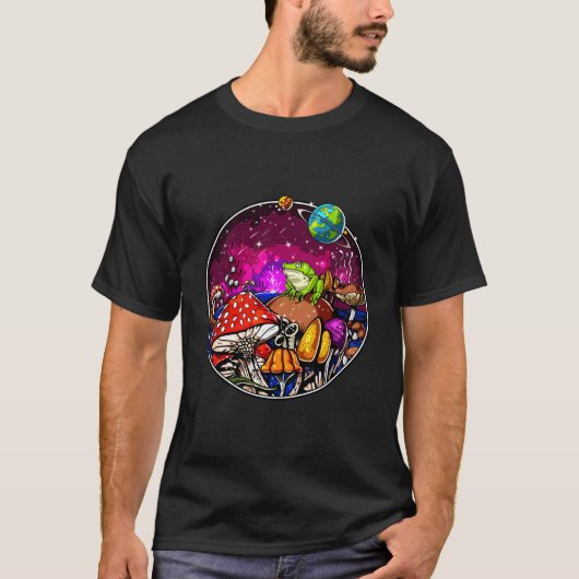 T-shirt Champignons psychédéliques Champignons de la Forêt (Devant)