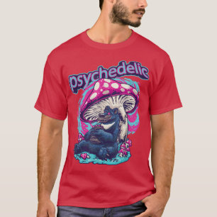 T-shirt Champignons psychédéliques Ours Trippy Rave Festiv