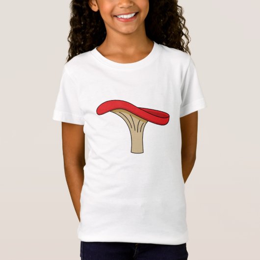 T-Shirt Champignons rouges caricaturés (Devant)