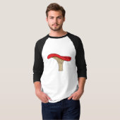 T-shirt Champignons rouges caricaturés (Devant entier)