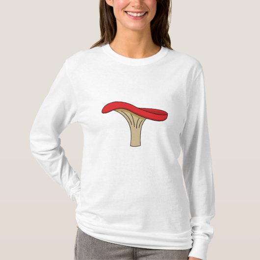 T-shirt Champignons rouges caricaturés (Devant)
