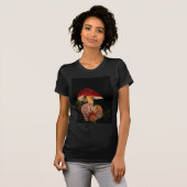 T-shirt Champignons Scarlet Waxcap (Devant entier)