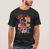T-shirt champignons trippy psicodelic (Devant)