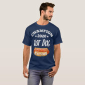 T-shirt champion 2020 Hot dog mangeant drôle cadeau pour h (Devant entier)