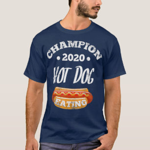 T-shirt champion 2020 Hot dog mangeant drôle cadeau pour h