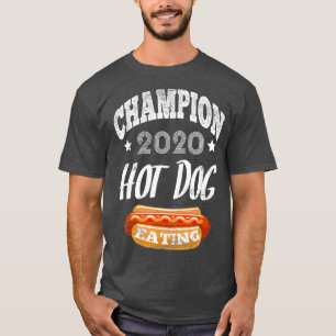 T-shirt champion 2020 Hot dog mangeant drôle cadeau pour h