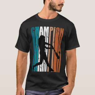 T-shirt Champion Brown Des Jeux De Baseball Anniversaire C