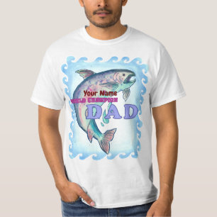 T-shirt Champion coutume Pêche papa