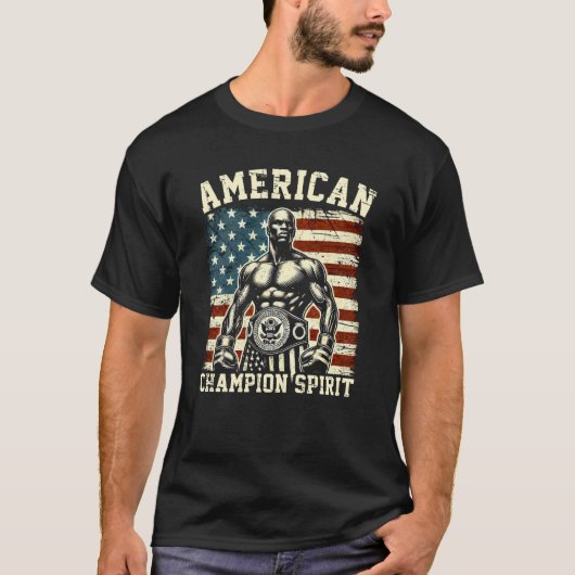 T-shirt Champion d'Amérique d'esprit (Devant)