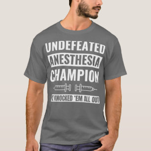 T-shirt Champion d'anesthésie indéfectible CRNA Nu