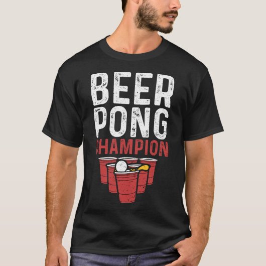 T-shirt Champion de Beer Pong - Beer Pong (Devant)
