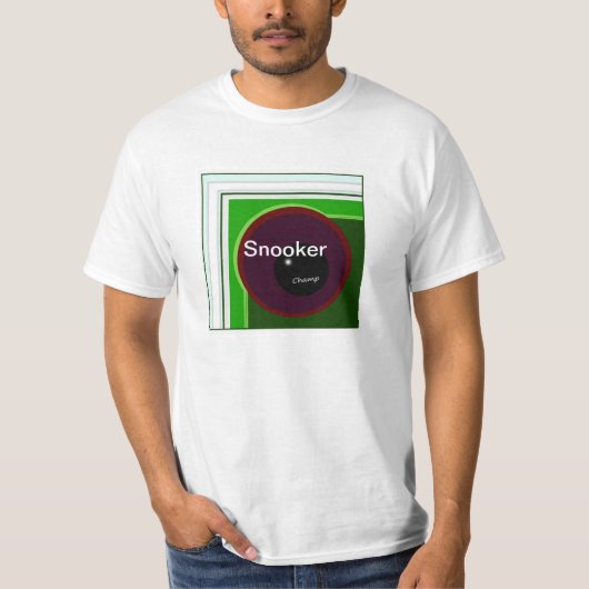 T-shirt Champion de billard (Devant)