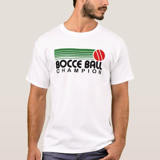 T-shirt Champion de Bocce Ball (Devant)