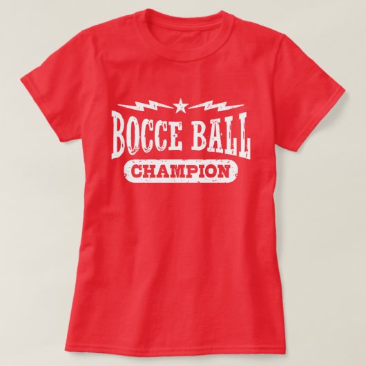 T-shirt Champion de Bocce Ball (Design devant)