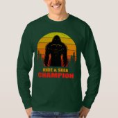 T-shirt Champion de cache-cache Bigfoot (Devant)