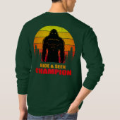 T-shirt Champion de cache-cache Bigfoot  (Dos)