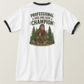 T-shirt Champion de cachette Bigfoot (Design dos)