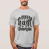 T-shirt Champion de chasse aux oeufs (Devant)
